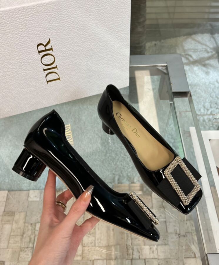 Dior Womens Idylle Ballet Pump Black-5