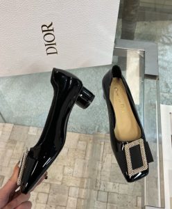 Dior Womens Idylle Ballet Pump Black-6