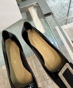 Dior Womens Idylle Ballet Pump Black-8