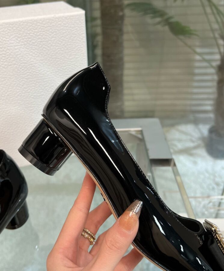 Dior Womens Idylle Ballet Pump Black-9