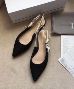 Dior Womens Jadior Ballerina Black-2