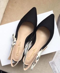 Dior Womens Jadior Ballerina Black-5