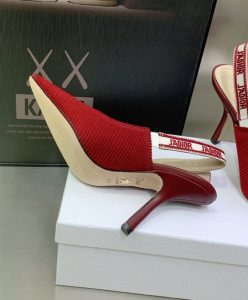 Dior Womens Jadior Slingback Pump Red-10