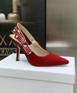 Dior Womens Jadior Slingback Pump Red-2