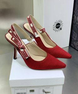 Dior Womens Jadior Slingback Pump Red-3
