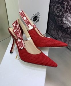 Dior Womens Jadior Slingback Pump Red-4
