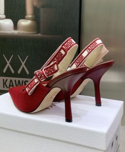 Dior Womens Jadior Slingback Pump Red-7