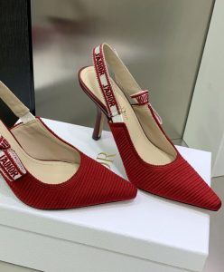Dior Womens Jadior Slingback Pump Red-8