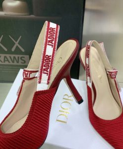 Dior Womens Jadior Slingback Pump Red-9