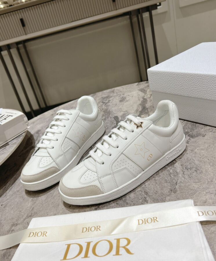 Dior Womens Star Sneaker White-5