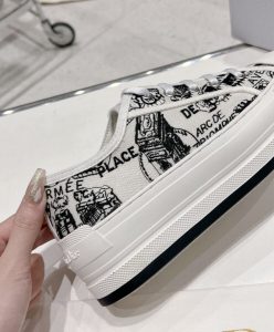 Dior Womens WalknDior Platform Sneaker Cream-10