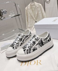 Dior Womens WalknDior Platform Sneaker Cream-3