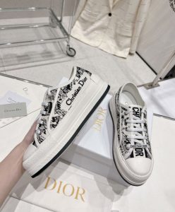 Dior Womens WalknDior Platform Sneaker Cream-6