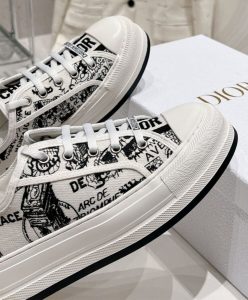 Dior Womens WalknDior Platform Sneaker Cream-9