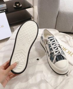 Dior Womens WalknDior Platform Sneaker Dark Blue-10