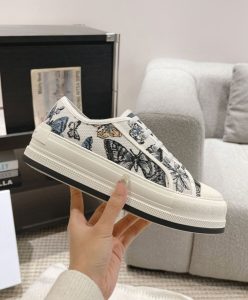 Dior Womens WalknDior Platform Sneaker Dark Blue-2