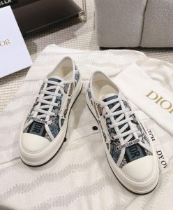 Dior Womens WalknDior Platform Sneaker Dark Blue-4