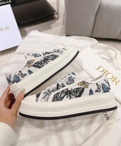 Dior Womens WalknDior Platform Sneaker Dark Blue-7