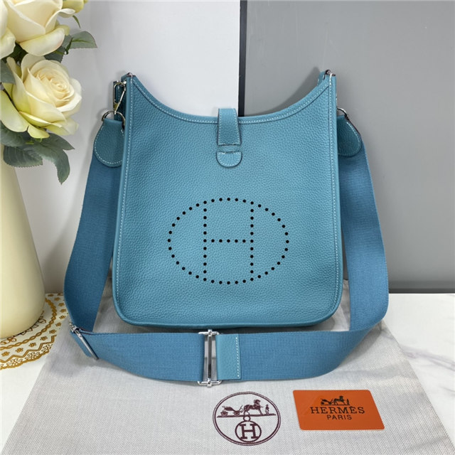 Evelyne PM Shoulder Bag 1189 Blue Clemence Original leather-1.jpg