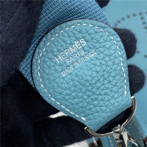 Evelyne PM Shoulder Bag 1189 Blue Clemence Original leather-9.jpg