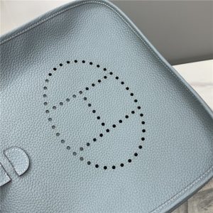 Evelyne PM Shoulder Bag 1189 Blue Lin Clemence Original leather-5.jpg