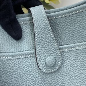 Evelyne PM Shoulder Bag 1189 Blue Lin Clemence Original leather-6.jpg