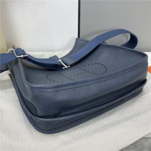 Evelyne PM Shoulder Bag 1189 Dark Blue Clemence Original leather-4.jpg