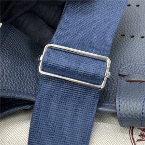 Evelyne PM Shoulder Bag 1189 Dark Blue Clemence Original leather-7.jpg