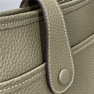 Evelyne PM Shoulder Bag 1189 Gray Clemence Original leather-5.jpg