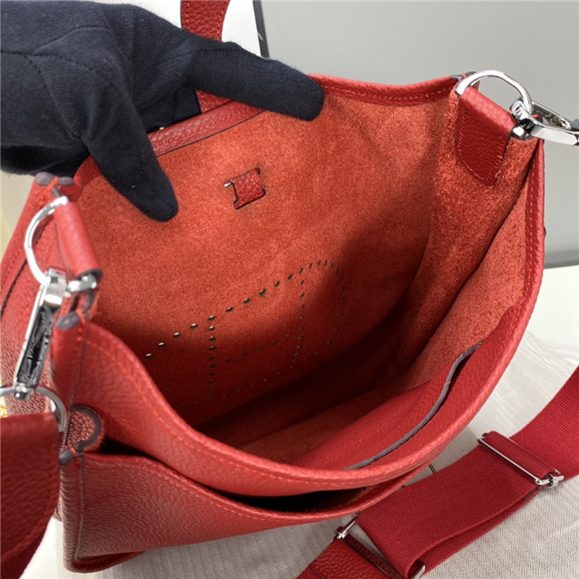 Evelyne PM Shoulder Bag 1189 Red Clemence Original leather-10.jpg