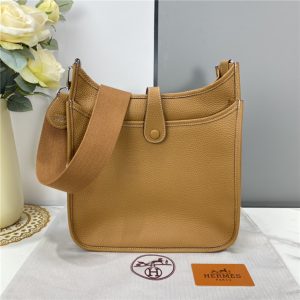 Evelyne PM Shoulder Bag 1189 Tan Clemence Original leather-3.jpg