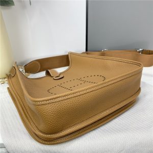 Evelyne PM Shoulder Bag 1189 Tan Clemence Original leather-5.jpg