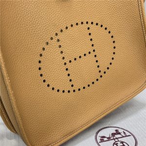 Evelyne PM Shoulder Bag 1189 Tan Clemence Original leather-6.jpg