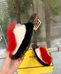 Fendi Womens Baguette Show 8Z8388 Red-8