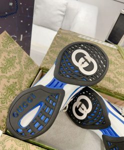 Gucci Mens Run Sneaker 749785 Blue-10