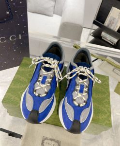 Gucci Mens Run Sneaker 749785 Blue-2