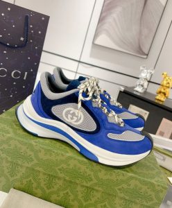 Gucci Mens Run Sneaker 749785 Blue-3