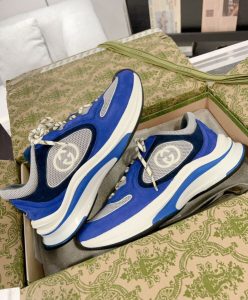 Gucci Mens Run Sneaker 749785 Blue-6