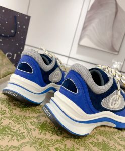 Gucci Mens Run Sneaker 749785 Blue-9