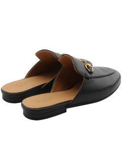 Gucci Princetown Leather Slipperr 423513 Black-3