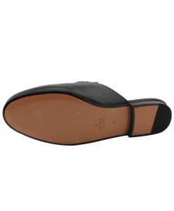 Gucci Princetown Leather Slipperr 423513 Black-6