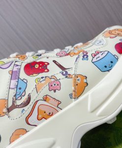 Gucci Unisex Animal Print Rhyton Sneaker 738878 Cream-8