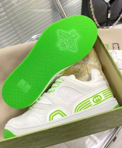 Gucci Unisex Basket Sneaker Green-10
