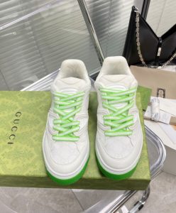 Gucci Unisex Basket Sneaker Green-2