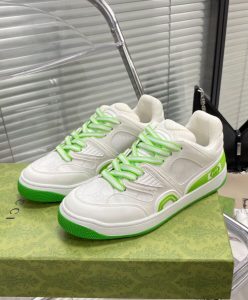 Gucci Unisex Basket Sneaker Green-4