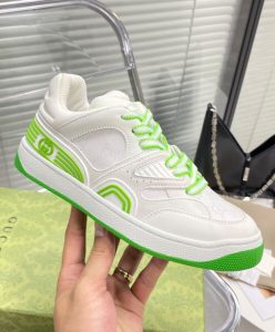 Gucci Unisex Basket Sneaker Green-7