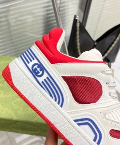 Gucci Unisex Basket Sneaker Red-10