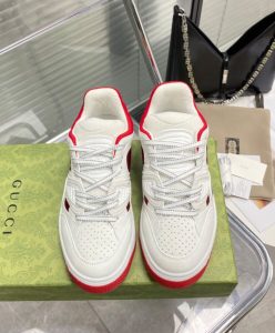 Gucci Unisex Basket Sneaker Red-2