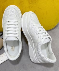 Gucci Unisex GG Embossed Sneaker White-6