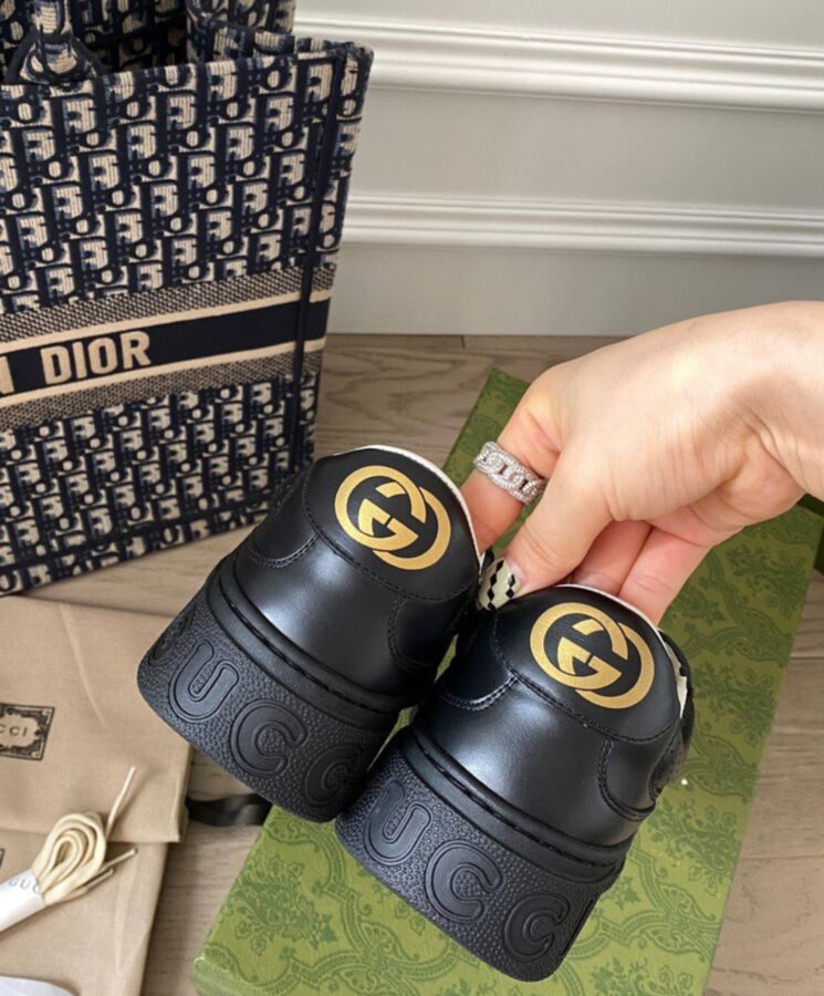 Gucci Unisex GG embossed sneaker Black-7